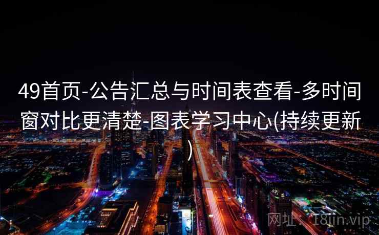 49首页-公告汇总与时间表查看-多时间窗对比更清楚-图表学习中心(持续更新)  第2张